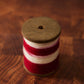 Red and Cream Spool of Wool