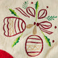 Red and White Bell Stocking