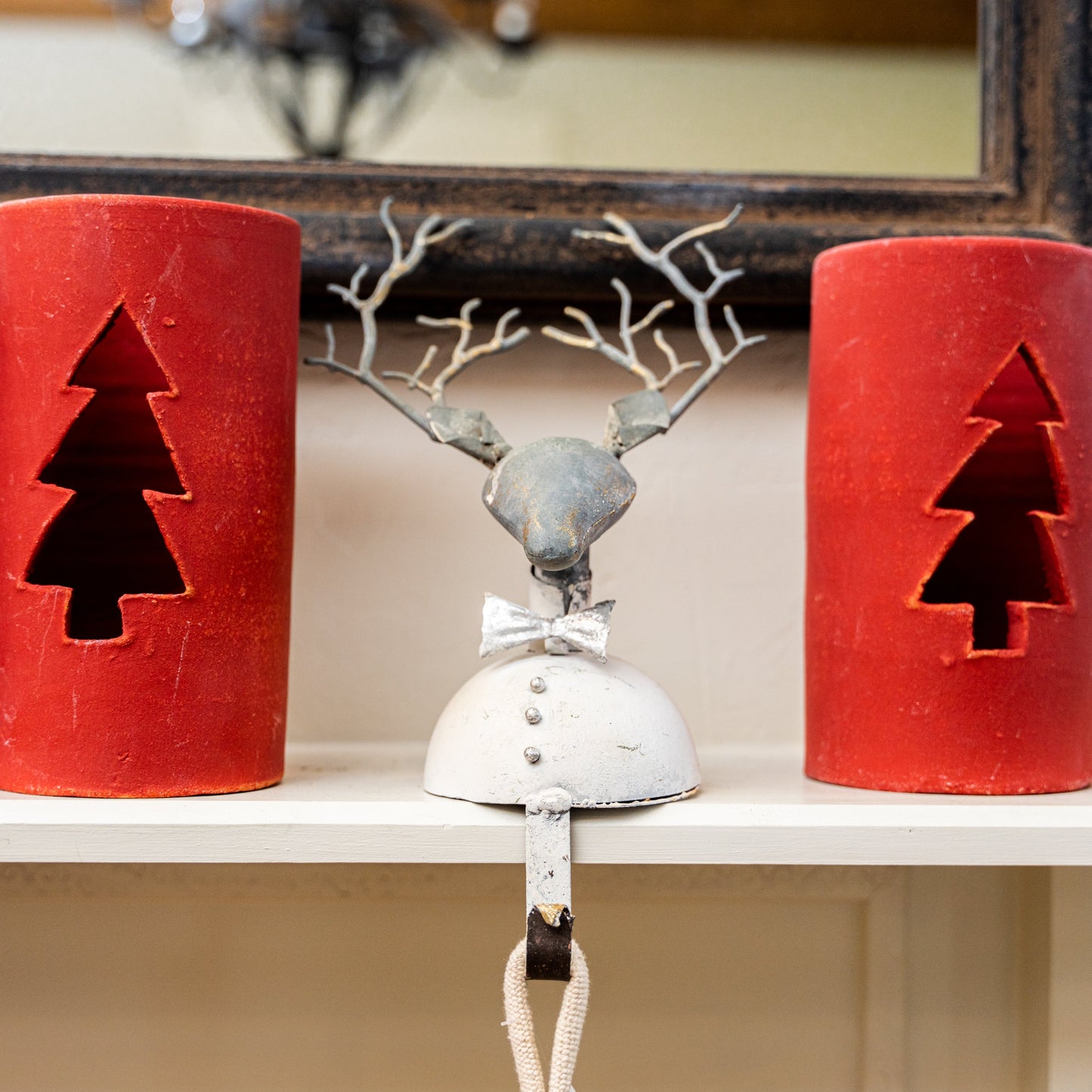 Reindeer Stocking Holders, Set of 2