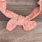 Rose Dot Knotted Headband