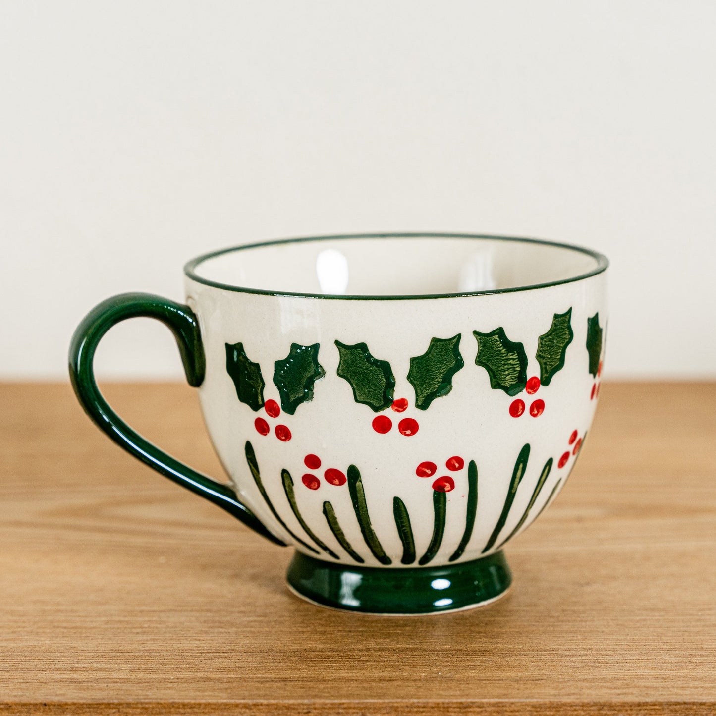 Seasonal Stamped Pattern Cafe Mug