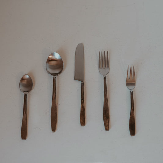 Antique Gold Flatware Set