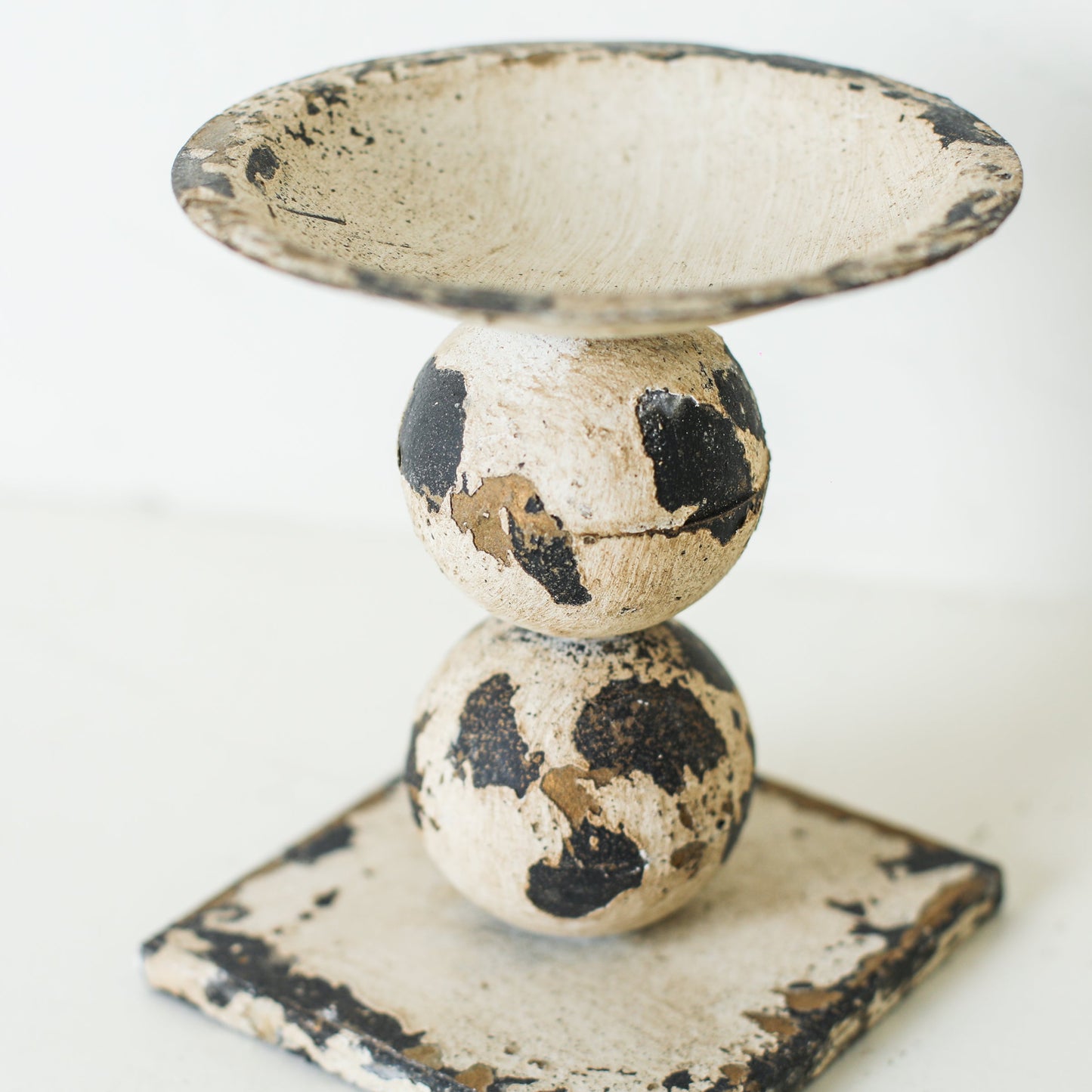 Rustic Sphere Candle Holders