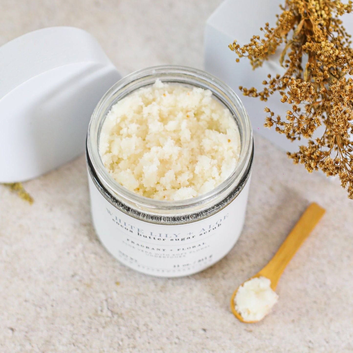 White Lily Sugar Scrub