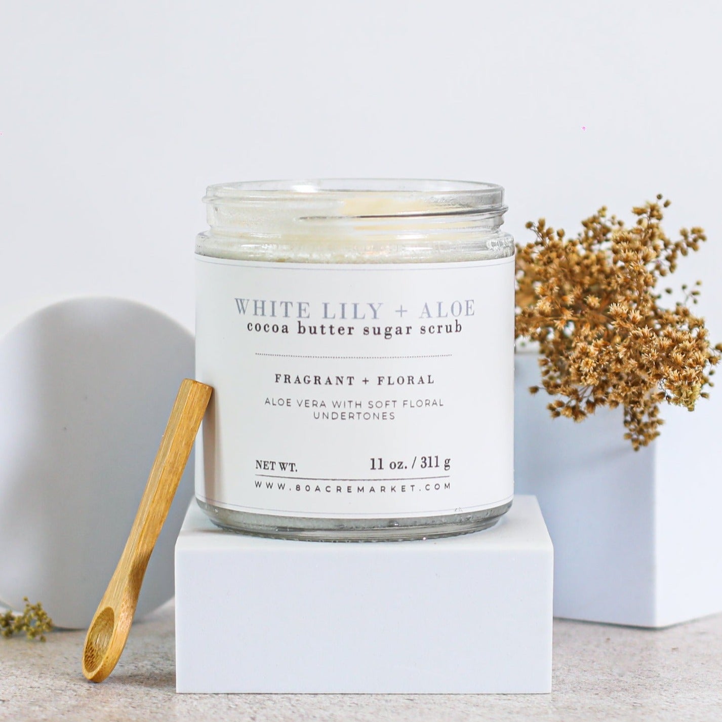 White Lily Sugar Scrub