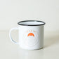 Up and At 'Em Enamel Mug