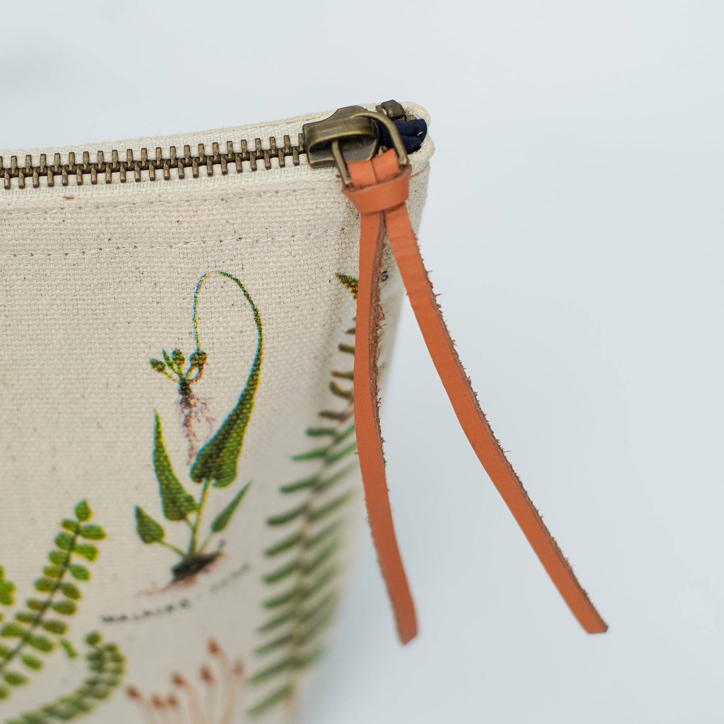 Vintage Ferns Zip Pouch