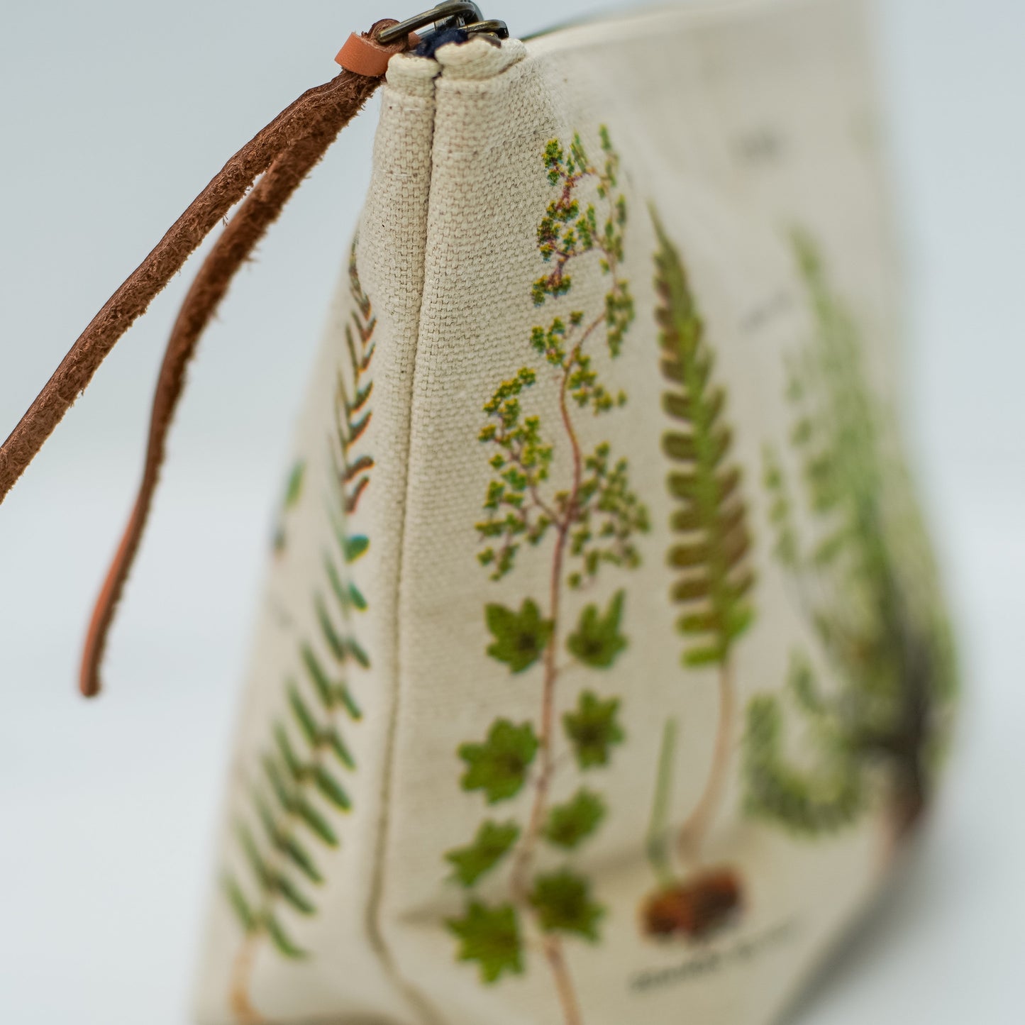 Vintage Ferns Zip Pouch