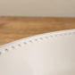 White Beaded Rim Serving Platter