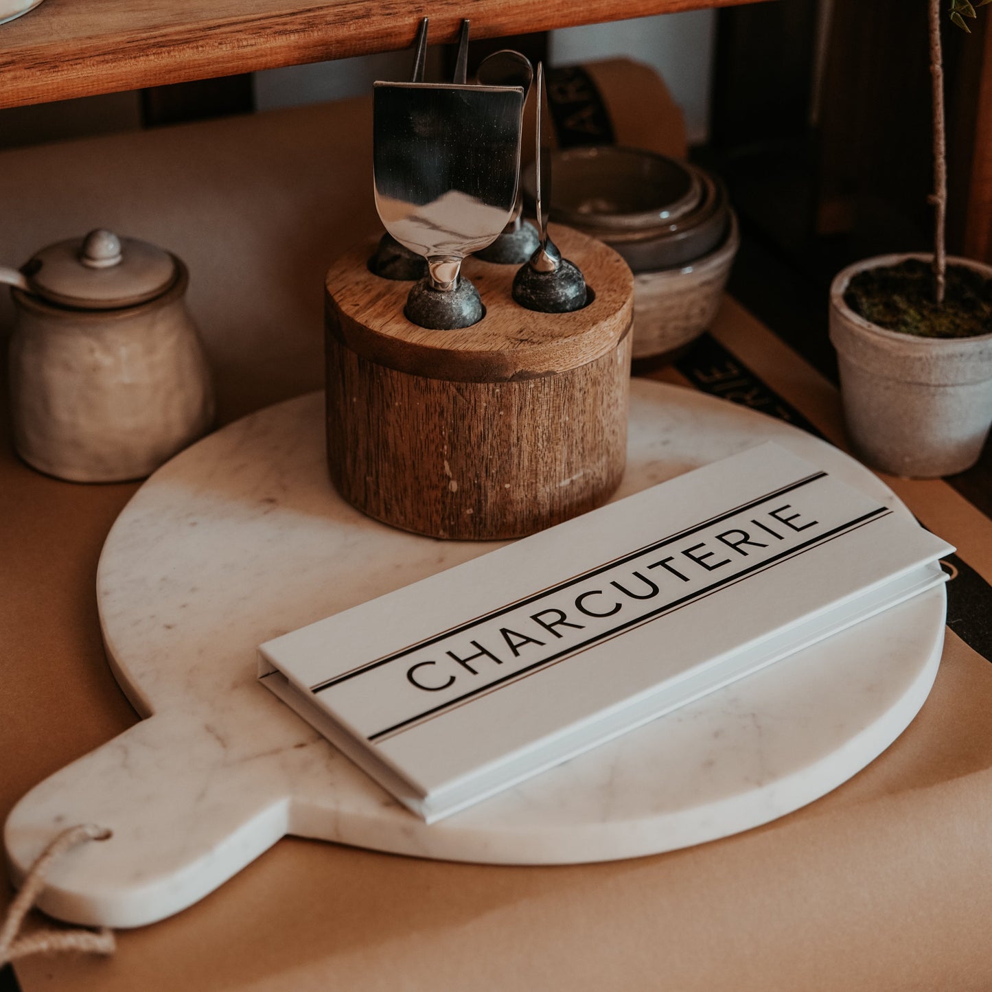 Round Marble Cutting Board