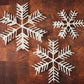 White Metal Snowflake