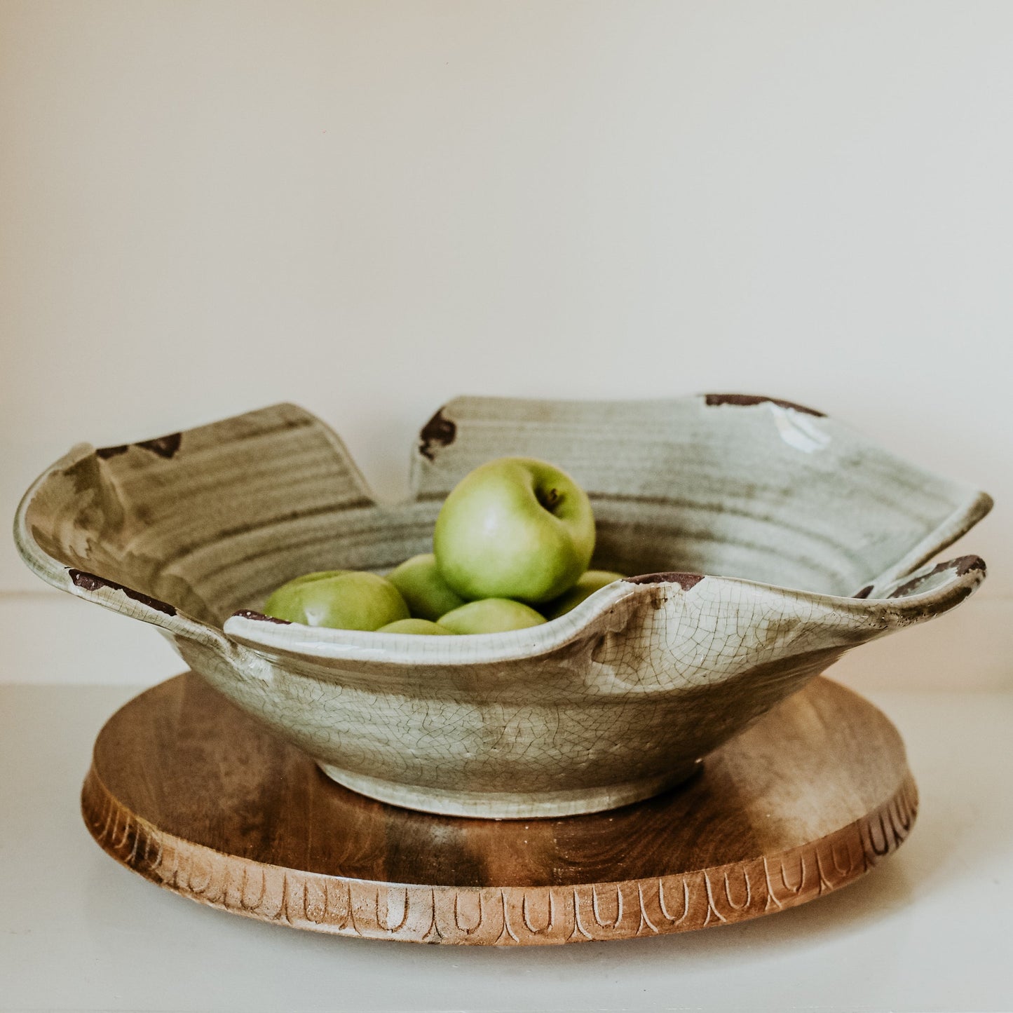 Carved Lazy Susan