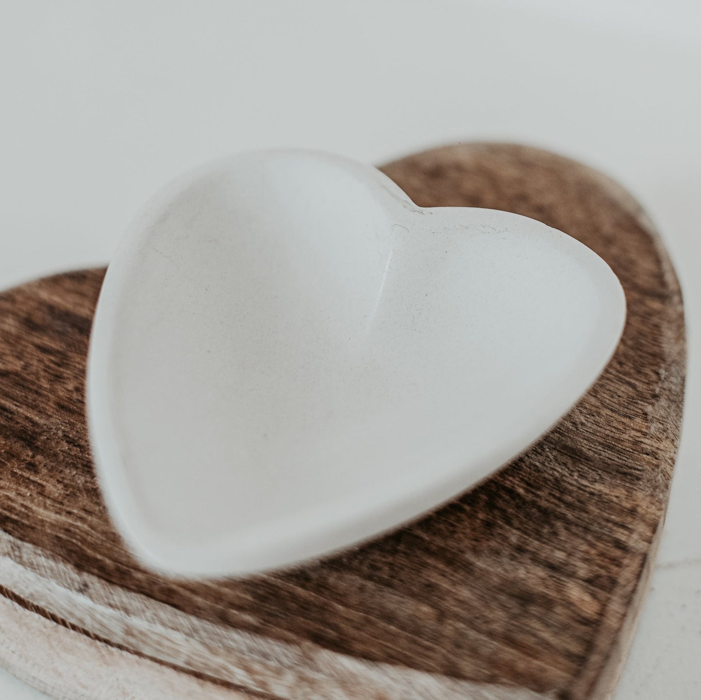 Carved Stone Heart Bowls