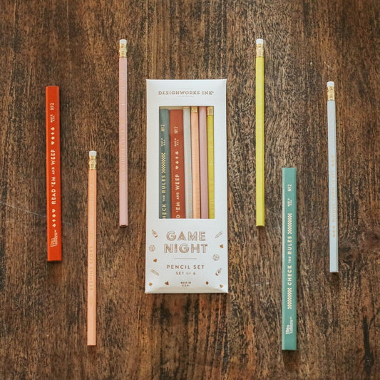 Game Night Pencil Set