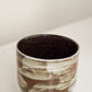 Distressed Brown Stoneware Planter