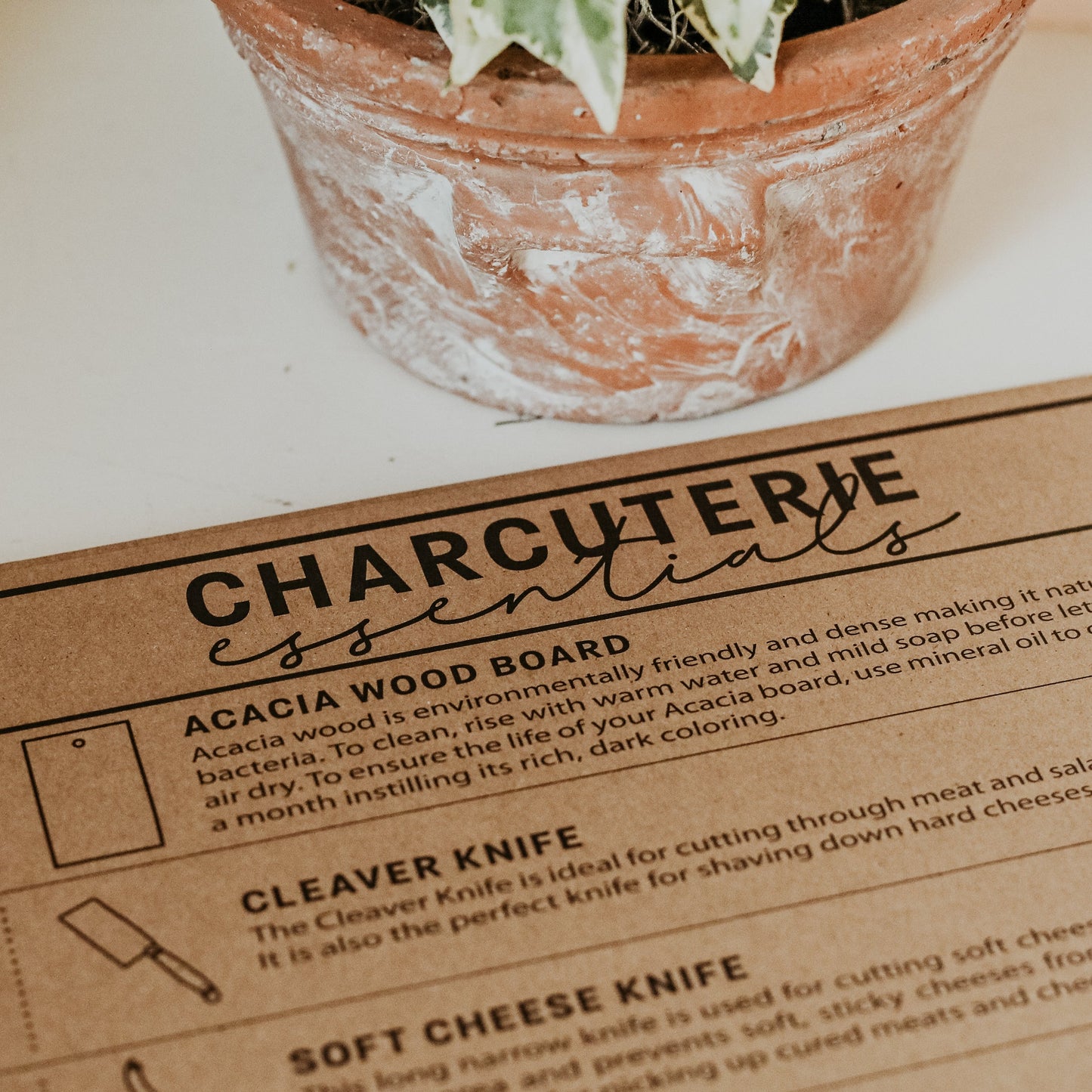 Cheese Board with Knives