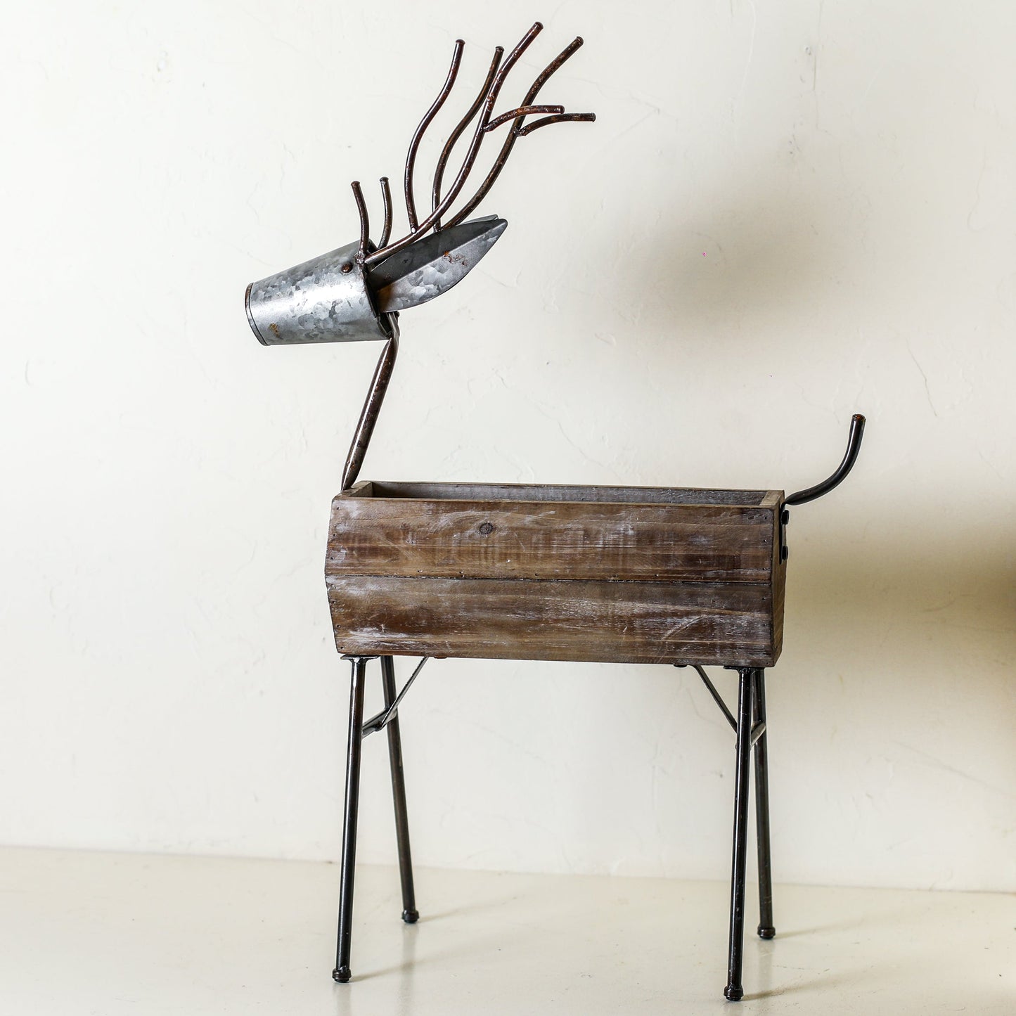 Standing Reindeer Container