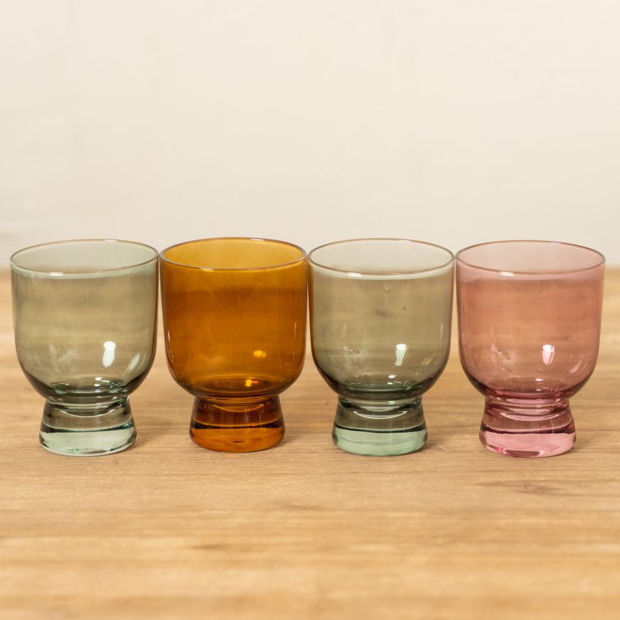 Colorful Glass Goblet