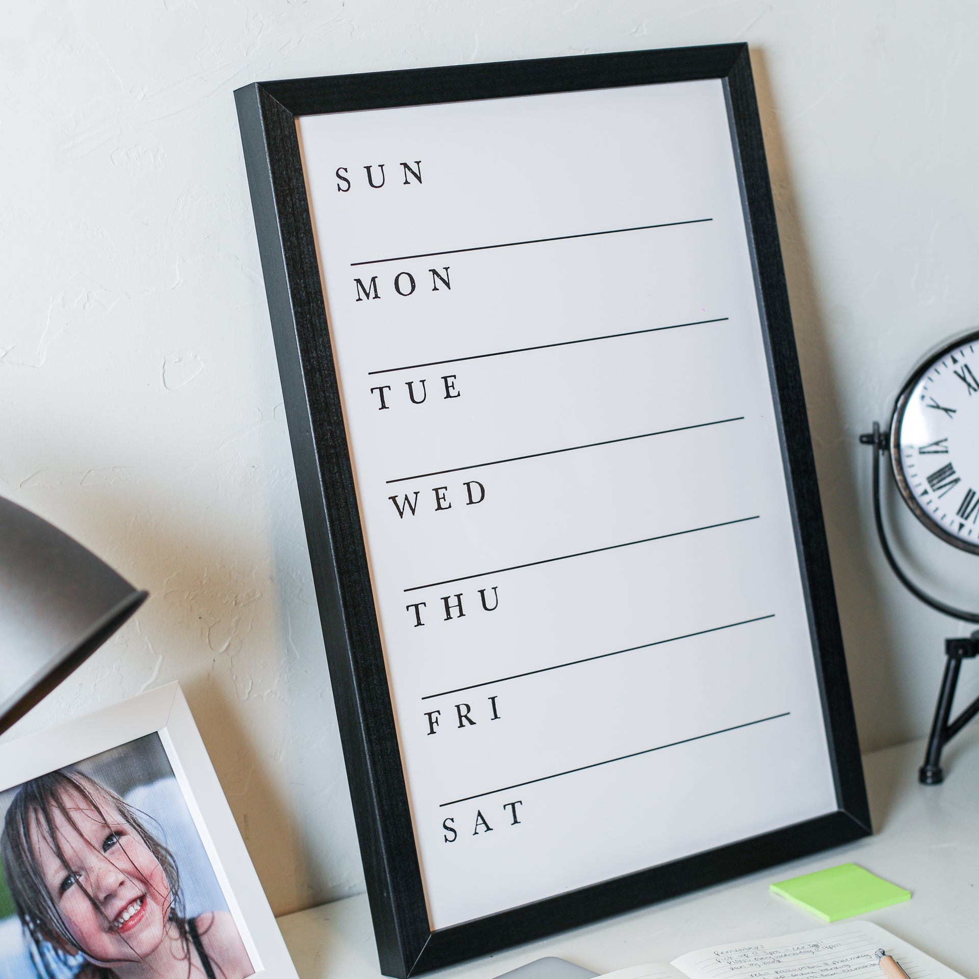 Dry erase online weekly calendar